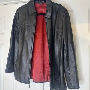 Vintage J.G. Hook Genuine Leather Jacket Men’s Size M Classic Lined